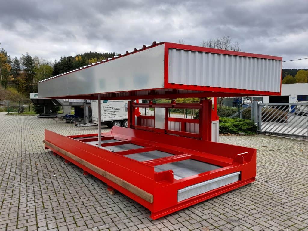 Containerüberdachung - Umweltfreundliche Stellplatzlösungen 5 Containerstellplatz Lackierung nach Kundenwunsch
Containerüberdachung