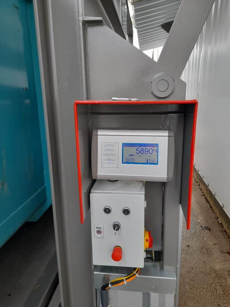 ABNWQ 140–240: Effiziente Containerlösung mit integrierter Wiegevorrichtung 2 ABQ 240 HS mit Wiegesystem 1