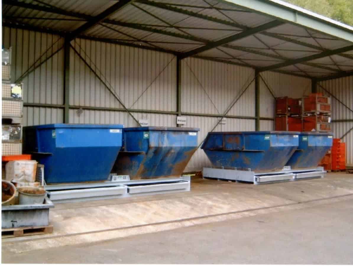 Container spaces for skips 23 CONSTELLMAT Containerstellplatz NW 70 140 22