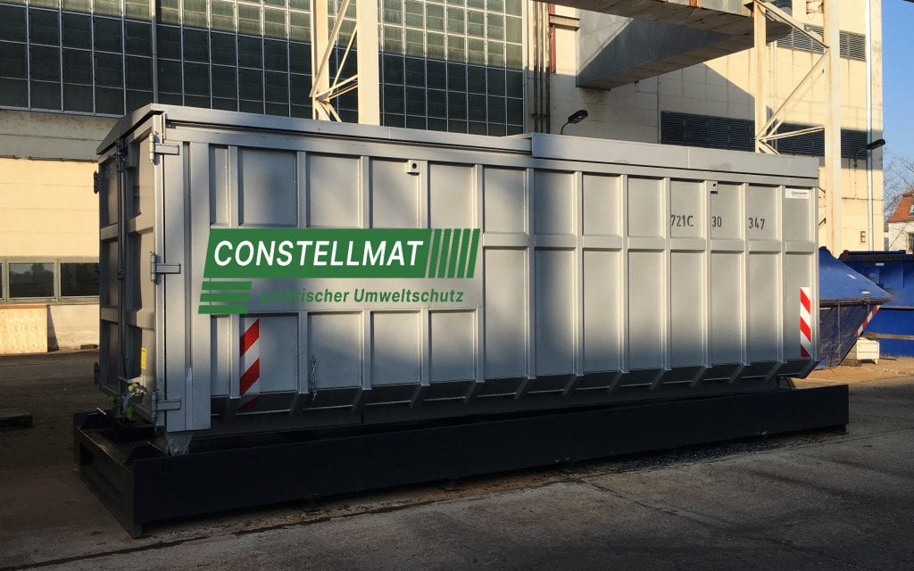 Späneanlage mit WHG-Schutz 1 Containerstellplatz CONSTELLMAT ABNW 140-240
