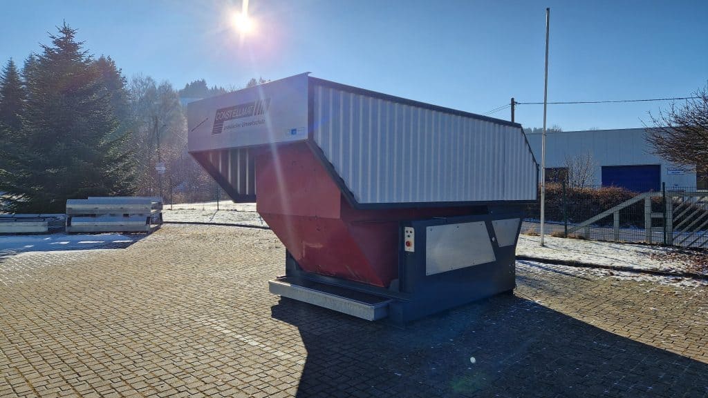 Stellplätze für Muldencontainer 2 Containerstellplatz CONSTELLMAT NCL 100 HS