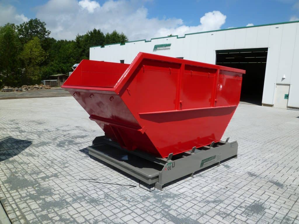 Metallspäne Lagerung unter Vordächern - NCWE 70-140