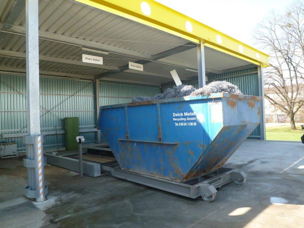 Stellplätze für Muldencontainer 35 Containerstellplatz für Absetzmulden - CONSTELLMAT