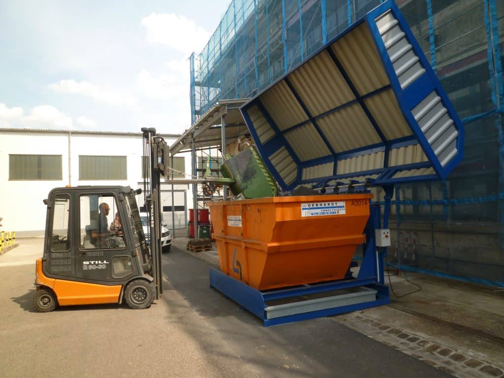 Containerüberdachung - Umweltfreundliche Stellplatzlösungen 7 NCQ 100 HS Containerstellplatz Containerüberdachung